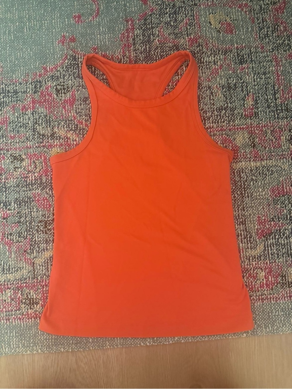 lululemon athletica Orange Racerback Performance Tank
